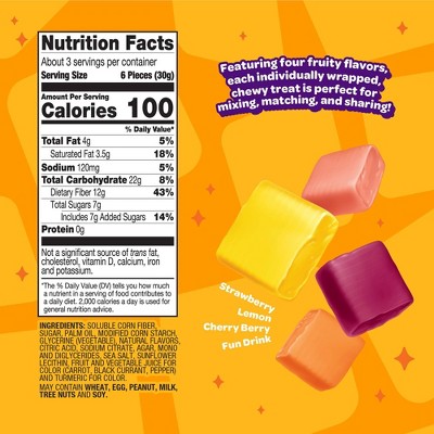 JOYRIDE Fruit Chews - 3.5oz