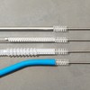 Juvale 4-Pack Metal Straw Cleaner - Extra Long Stainless Steel Brush for Cleaning Reusable Drinking Straws and Pipes (12 in) - 3 of 4