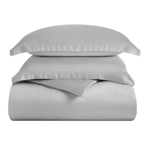 1000 Thread Count Solid Lyocell-Blend Duvet Cover Set by Blue Nile Mills - 1 of 4