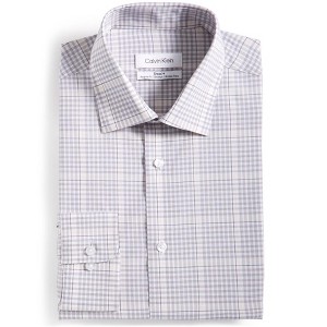 Calvin Klein Mens Non Iron Stretch Button Down Dress Shirt - 1 of 1