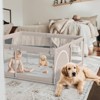 Fodoss Baby Playpen with Mat, 47x47in Extra-Large Baby Play Yard for Toddlers, Indoor/Outdoor Safety Playpen with Non-Slip Base - 4 of 4