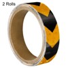 Unique Bargains Arrow Waterproof Adhesive High Visibility Warning Trucks Cars Reflective Tape 2 Pcs - 3 of 4