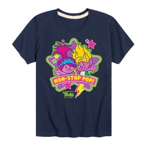 Boys' - Trolls - Non-Stop Pop Viva and Poppy Short Sleeve Graphic T-Shirt - 1 of 4
