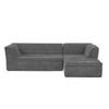 106'' Chenille L-Shaped Modular Sectional Sofa with Chaise, Boneless Design and No Assembly Required - 3 of 4