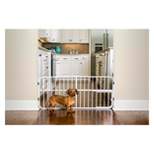 Carlson Lil' Tuffy Expandable Cat and Dog Gate with Small Pet Door
