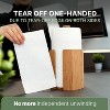 Oak Wood Paper Towel Holder for Kitchen, Countertop Towel Dispenser for Standard Kitchen Rolls - 3 of 4
