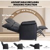Elertric Recliner Chair with Massage and Heat, Adjustable Single PU Leather Recliners Sofa with Remote Control Home Theater Armchair for Living Room - 4 of 4