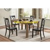 Kumasinova Set of 2 Dining Chair – Pine Veneer, Armless Chair with Transitional Double-X Back, Dining Room Side Chair, Wooden Kitchen Chair - 4 of 4