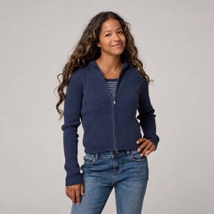 Pacsun Kids Girls' Full Zip Sweater Hoodie : Target