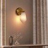 Modern Natural Marble Wall Sconce, Spanish Style Vanity Light - 2 of 4