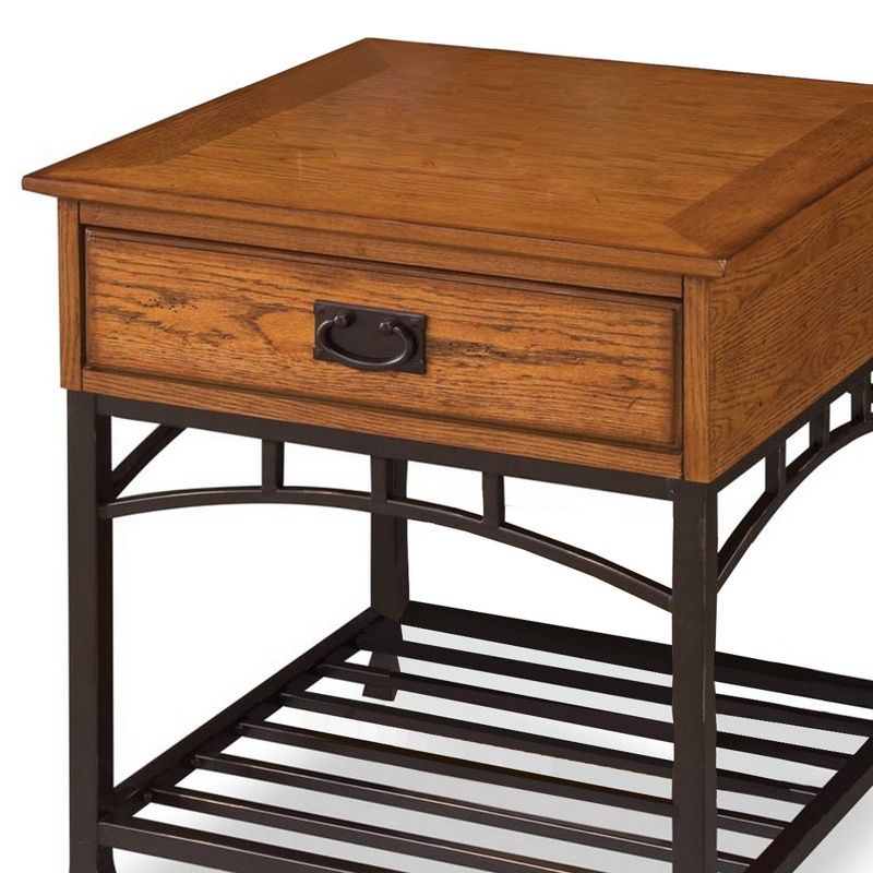 Modern Craftsman End Table Brown - Homestyles, 4 of 7