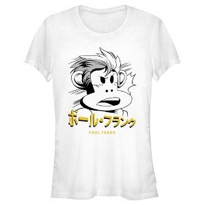 Juniors Womens Paul Frank Comic Book Julius T-Shirt - 1 of 4