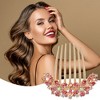 Unique Bargains Women's Rhinestone Inlaid Flower Hair Comb 3.54"x3.54" 1 Pc - 2 of 4