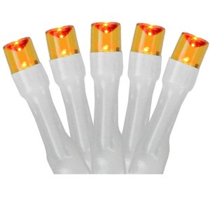 Northlight LED Wide Angle Christmas Lights - Orange - 9.5' White Wire - 20ct - 1 of 1