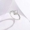Aurelia Opal Ring for Women by Ginger Lyne Sterling Silver Oval Gemstone Cubic Zirconia - 3 of 4