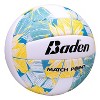 Baden Matchpoint Floral Volleyball - Turquoise/Yellow - 3 of 3