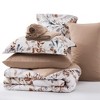 Peace Nest 7pc Floral Printed Reversible Comforter & Sheets Set - 3 of 4