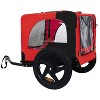 Cesicia Pet Bike Trailer Dog Cart for Bicycle with Easy Folding Cart Frame, Suitable for Small and Medium Pets - 3 of 4