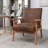 CENGHU Classic Mid-Century Modern Accent Chair, 25.38" Wide Living Room Chair, Upholstered Arm Chair for Living Room, Bedroom - 2 of 4