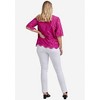ellos Plus Size Slim 5-Pocket Jeans - 3 of 4