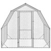 vidaXL Chicken Run Galvanized Steel Large Durable Chicken Run - 3 of 4