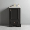 20" Modern Bathroom Vanity with Ceramic Sink, Drawer, Soft-Close Door, Adjustable Shelf, Freestanding - 2 of 4