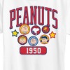 Women's - Peanuts - Peanuts Crew Athletic Short Sleeve Graphic T-Shirt - 2 of 4