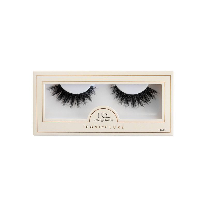 House of Lashes Iconic Luxe Full Volume 100% Cruelty-Free Faux Mink Fibers False Eyelashes - 1pr, 1 of 13