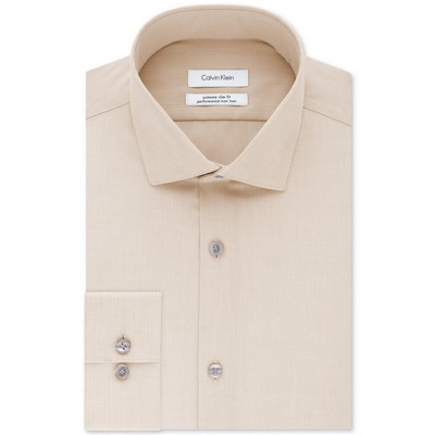 Calvin Klein Mens Non-Iron Button Down Dress Shirt