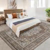 Garvee Area Rug Machine Washable Runner for Hallway Vintage Distressed Floral Medallion Accent Bedroom Living Room Throw Rug Ultra-Thin Non Slip Rug - 4 of 4