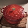 Staub Cast Iron Essential French Oven, Dutch Oven, 5-quart, serves 5-6, Made in France,  with Horse Lid - 2 of 4