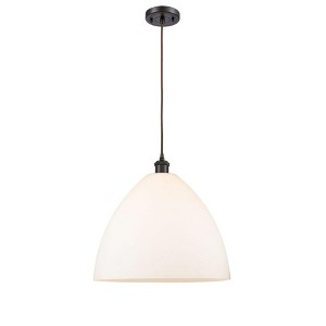Bristol Glass - 1 Light Pendant In Industrial Style-18.75 Inches Tall and 16 Inches Wide - 1 of 1