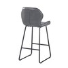 Set of 2, Leather Dining Chair with High-Density Sponge, PU Chair Kitchen Stools for Dining room,homes, kitchens - 4 of 4