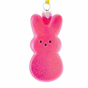Cody Foster 3.0 Inch Marshmallow Rabbit Easter Tree Ornament , Spring Decor Easter Glittered (1PC) - 1 of 4