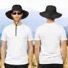 SUN CUBE Wide Brim Sun Hat Adults, Fishing Hats Sun UV Protection, Hiking Bucket Hat Safari Beach Boonie, UPF 50+ - 3 of 4