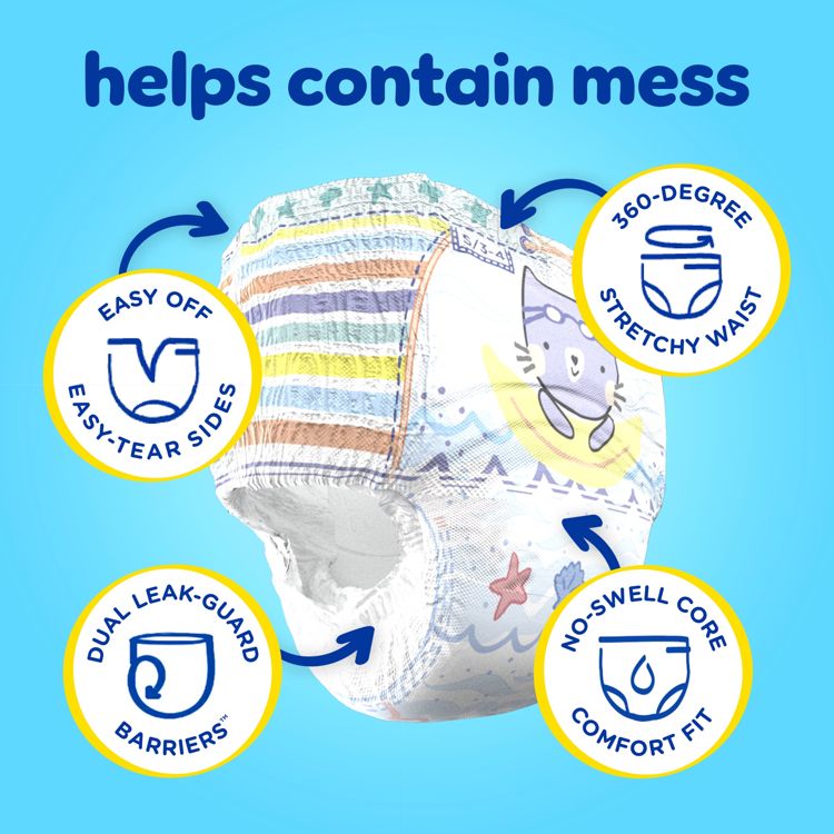 Pampers Splashers Disposable Swim Pants - (Select Size and Count), 3 of 14