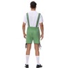 Men's Halloween Festival Custome Dress Shirts Set ,Including Overalls and Top - 4 of 4