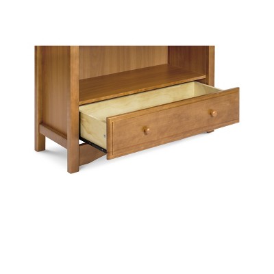 Espresso Adjustable 75'' Kids Bookcase with Spacious Drawer