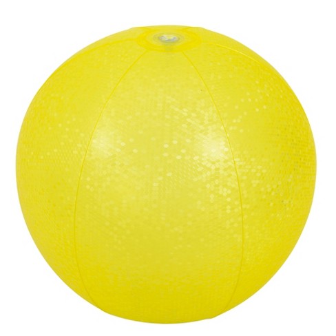 Yellow store plastic balls