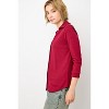 WEST K Women's Amaya Rib Knit Button Down Collar Top - 2 of 4