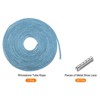 Unique Bargains Bling Rhinestone Tube Rope with Aglets for Sneakers Sweaters 0.2" x 16.4 ft Blue - 4 of 4