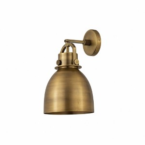 Newton Bell - 1 Light Wall Sconce with Metal Shade In Industrial Style-14.5 Inches Tall and 8 Inches Wide - 1 of 1