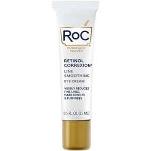 RoC Retinol Correxion Line Smoothing Anti-Aging Wrinkle Eye Cream for Dark Circles & Puffy Eyes - 0.5 fl oz - 1 of 4