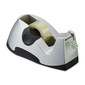 Staples Executive Desktop Tape Dispenser Silver Each (13566) 649245 - 1 of 4