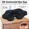 Weighted Eye Mask for Sleeping for Men and Women, Ideal for Lash Extensions, Travel Blackout Night Blindfold with Adjustable Strap - 4 of 4