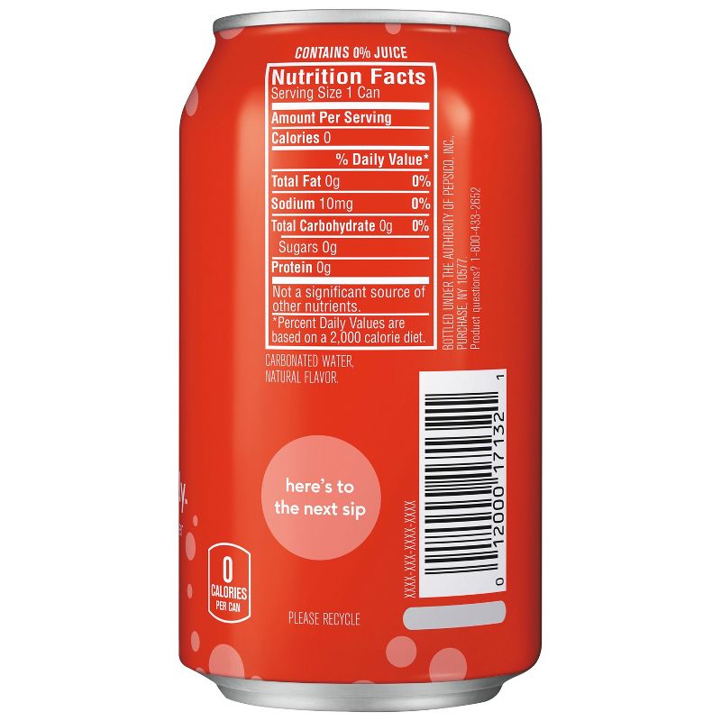 bubly Strawberry Sparkling Water - 8pk/12 fl oz Cans, 6 of 12