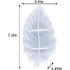 JDICTION Leaf Shape Resin Mold Set, Irregular Silicone Tray for Jewelry Display, Concrete Candle Holder, Nature Craft Home Decor - 2 of 4