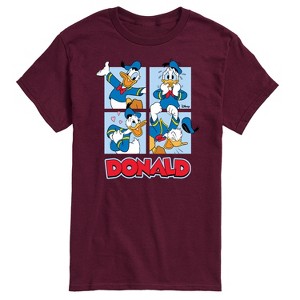 Men's - Disney - Donald Duck Grid Short Sleeve Graphic T-Shirt - 1 of 4