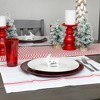 AuldHome Design Reindeer Place Card Holders 12pk, Ceramic Reusable Christmas Place Markers for Table - 4 of 4