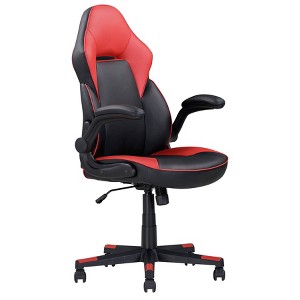 NicBex Adjustable Ergonomics Gaming Chair 360° Swivel Chair with Wheels,Black/Red Computer Chair for Office&Home,Versatile Leisure Chair,Red/Black - 1 of 4